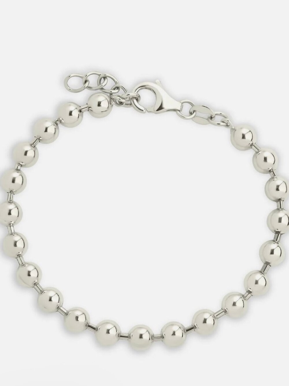 Sterling Silver Beaded Preston Bracelet - Picture 3 of 4